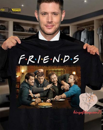 Friends Supernatural T-Shirt, Dean Winchester Shirt