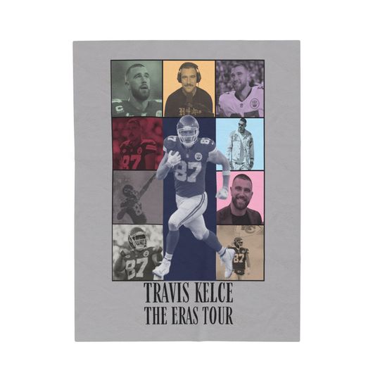 Travis Kelce Eras Tour Throw Blanket