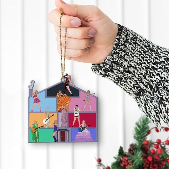 Eras Tour Love House Acrylic Ornament