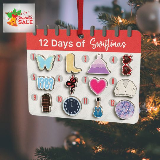 12 Days of Swiftmas Ornament, Eras Tour, 2023 Ornament