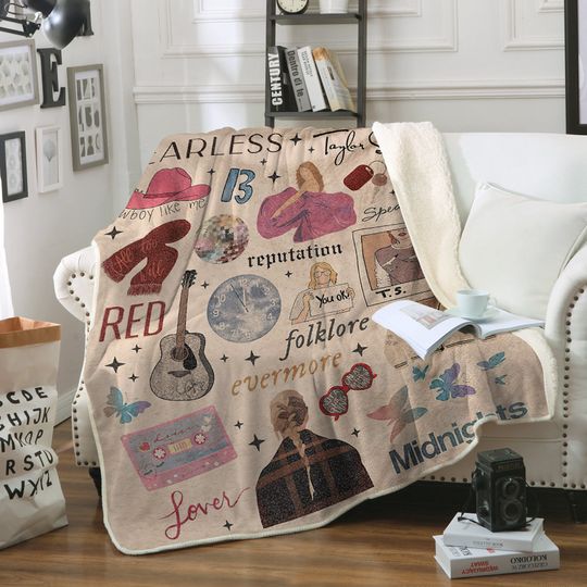 2023 Eras Tour Concert Blanket, Album Midnight Christmas Blanket