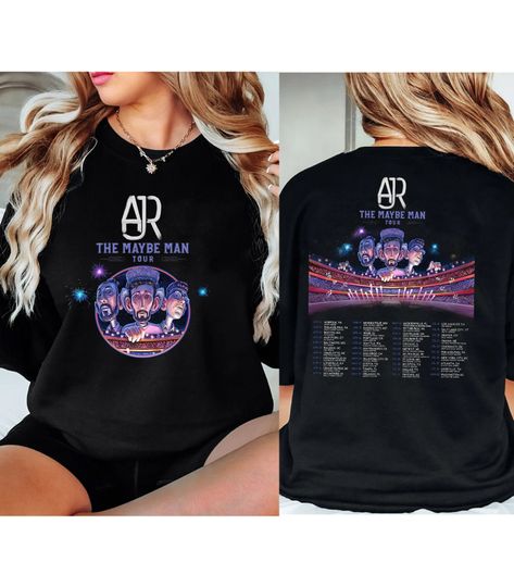 AJR The Maybe Man Tour 2024 Tour 2Sided Shirt