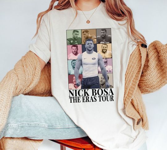 Nick Bosa Eras Tour Shirt, Vintage Nick Bosa tshirt