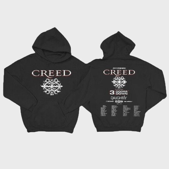 Creed 2024 Tour Summer of '99 Tour Shirt, Creed Band Fan Hoodie