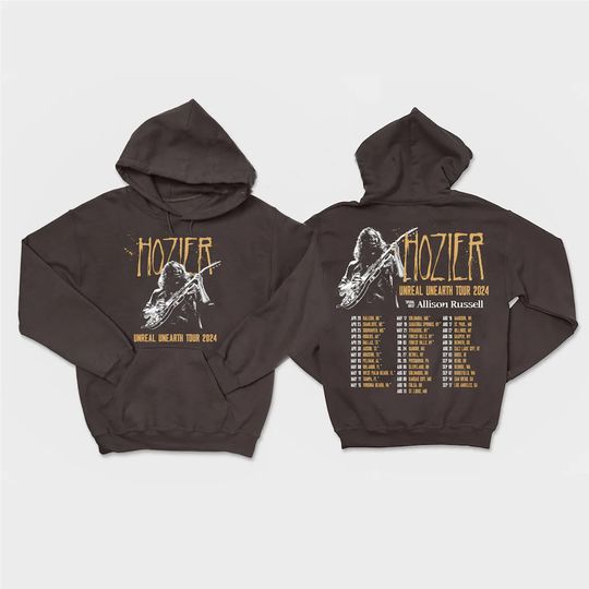 2024 Hozier Tour Unisex Shirt, Hozier Unreal Unearth Tour 2024 Shirt, Hozier Tour Merch