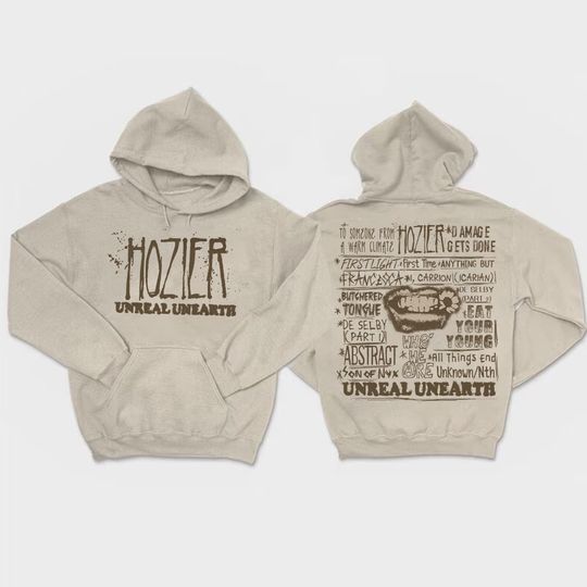 Hozier Unreal Unearth Tour 2024 Shirt, Concert Hozier Music Shirt, Hozier tracklist