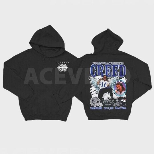 The Greatest Halftime Show Ever Creed 2 Side Hoodie