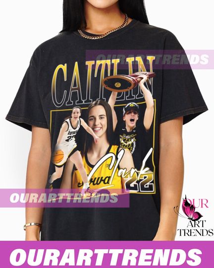 Caitlin Clark T-shirt Basketball Player MVP Graphic Tee