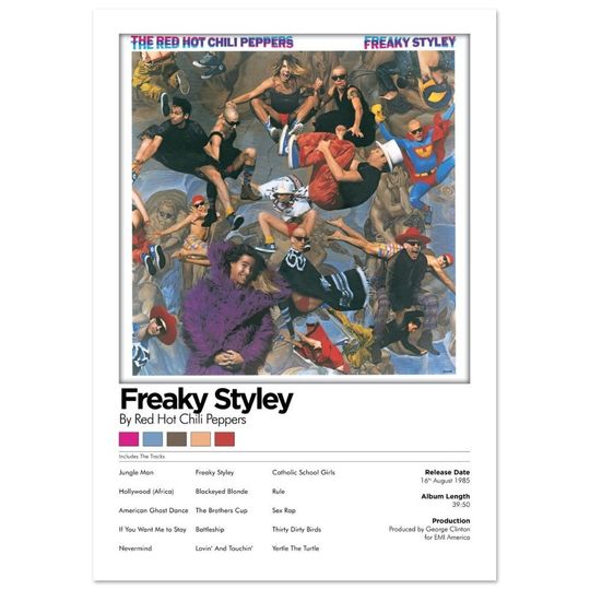 Red Hot Chili Peppers Freaky Styley Poster