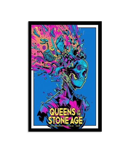 Queens of the Stone Age London, UK The O2 Arena November 15 2023 Poster