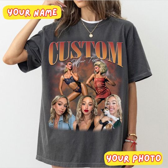 CUSTOM Your Own Photo Shirt, Custom Bootleg Shirt