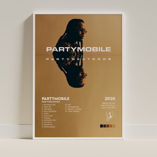 PartyNextDoor Partymobile Album Cover Print Poster