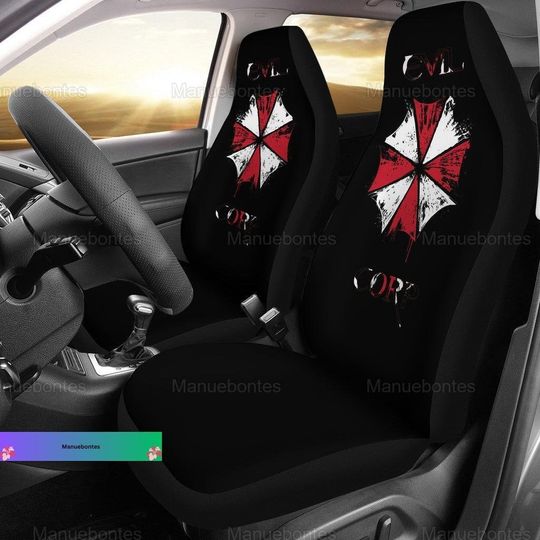 Raccoon City Car Seat Covers, Umbrella Corporation Seat Covers