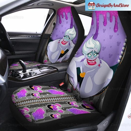 Christmas Ursula Seat Covers, Ursula Auto Seat Cover