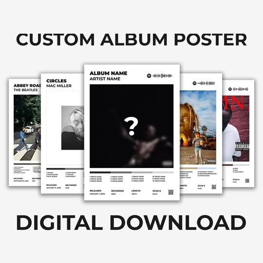 Album Art Design - Choose Your Own Album Poster | Custom Album Cover