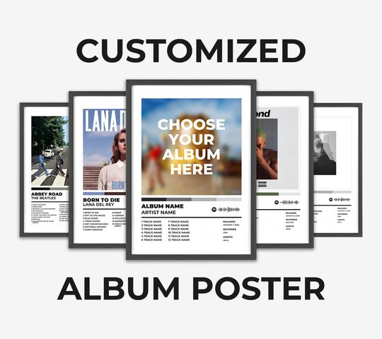 Custom Album Cover Poster - Choose Your Album Poster | Custom Album Cover