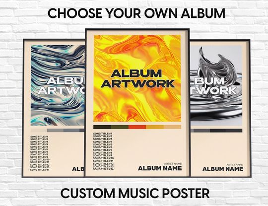 Choose Your Own Album Poster | Custom Album Poster | Album Cover