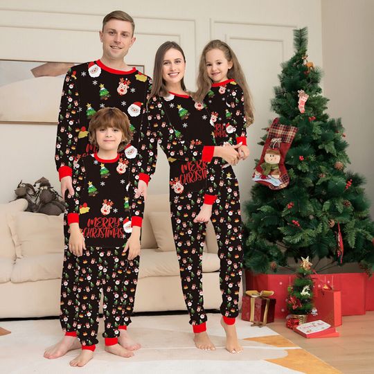 Family Matching Christmas Pyjamas Set
