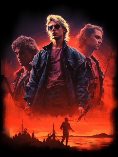 The Lost Boys - Movie Poster room canvas wall art office wall decoration