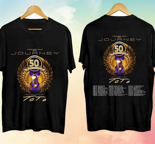 Journey Freedom Tour 2024 Concert Dates T-Shirt