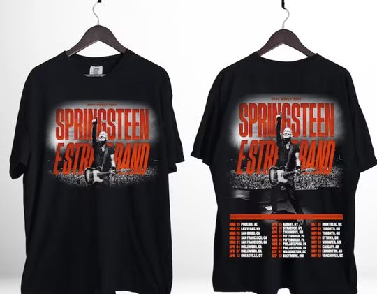 Bruce Springsteen 2024 Tour Shirt