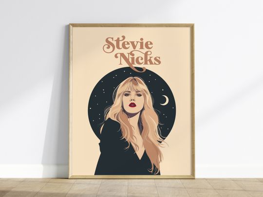 Stevie Nicks Minimal Design Wall Art Poster