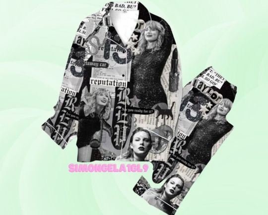 Reputation Pajamas Set, Eras Tour 2023 Shirt Pajamas Set, Christmas Pajamas Set, Eras Tour Merch