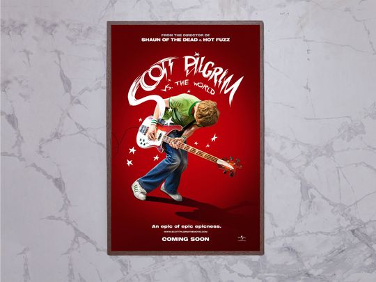 Scott Pilgrim vs the World Movie Poster,