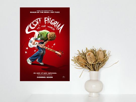 Scott Pilgrim vs the World Movie Poster, 2023 Movie Poster