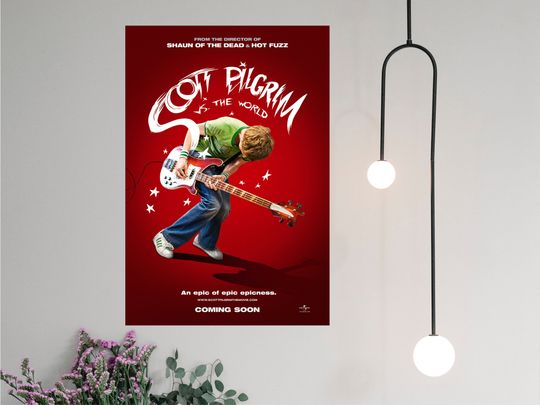 Scott Pilgrim vs the World Movie Poster, 2023 Film Poster