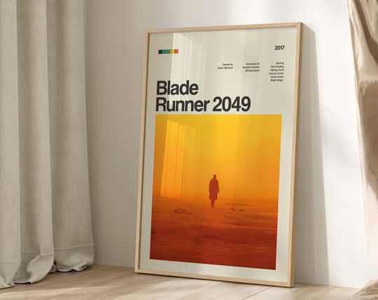 Blade Runner 2049 Poster, Movie Poster, Movie Print Wall Art