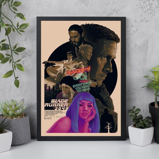 Blade Runner 2049 Poster, Movie Poster, Movie Print Wall Art