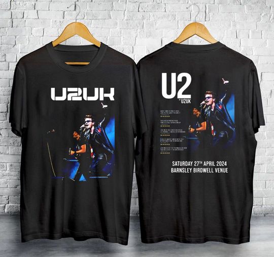 U2 Tour 2024 Gift For Fans Men All Size T-Shirt