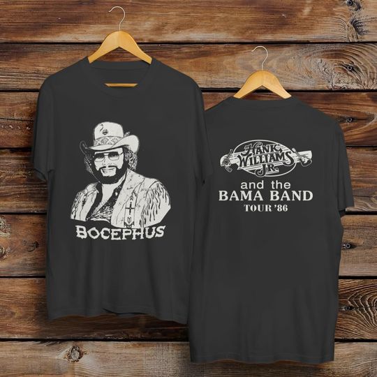 Hank Williams Jr. Bocephus Tour T-Shirt Vintage Style Gift For Men Women All