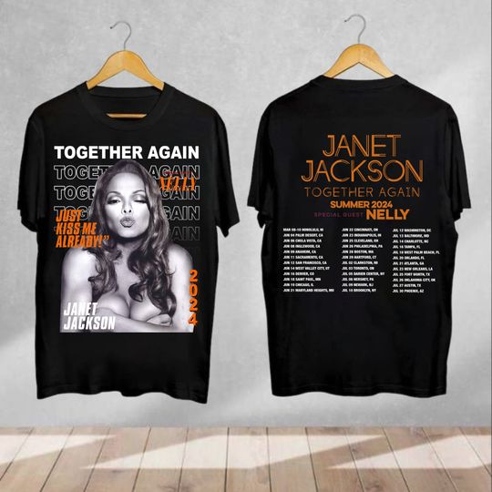 Janet Jackson Together Again Summer Tour 2024 T-Shirt