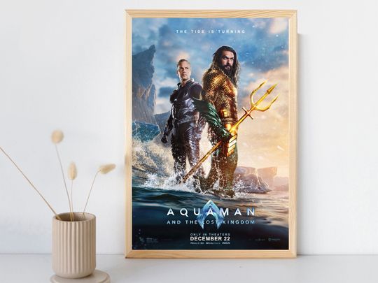 Aquaman and the Lost Kingdom Movie Poster, 2023 Film Poster