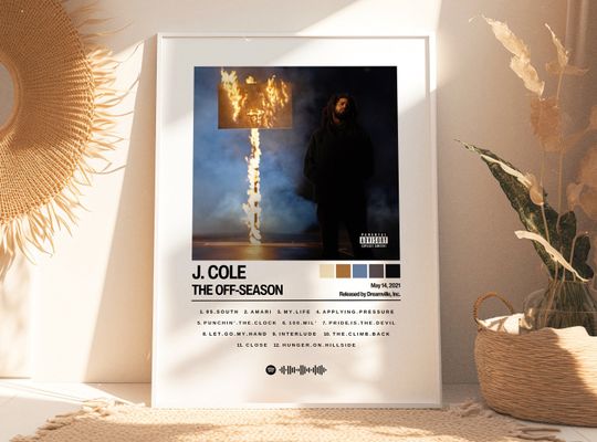 J. Cole Poster | The Off-Season Poster | Album Cover Posters
