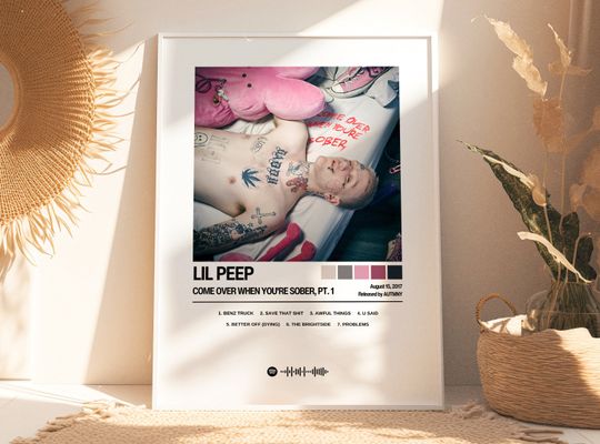 Lil Peep Poster | Come Over When You're Sober, Pt. 1 Poster