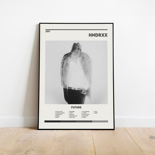 Future Hndrxx Album Cover Print Poster Minimalist Album Cover Poster