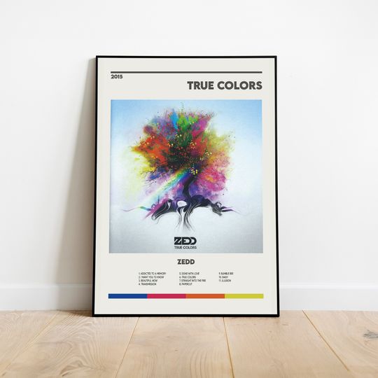 Zedd True Color Album Cover Print Poster