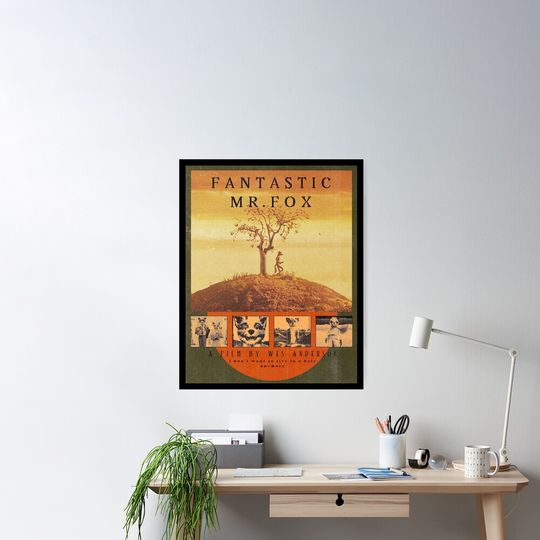 Fantastic Mr. Fox Poster, Movie Poster, Vintage Movie Poster