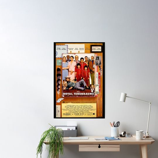 The Royal Tenenbaums Poster, Movie Poster, Vintage Movie Poster