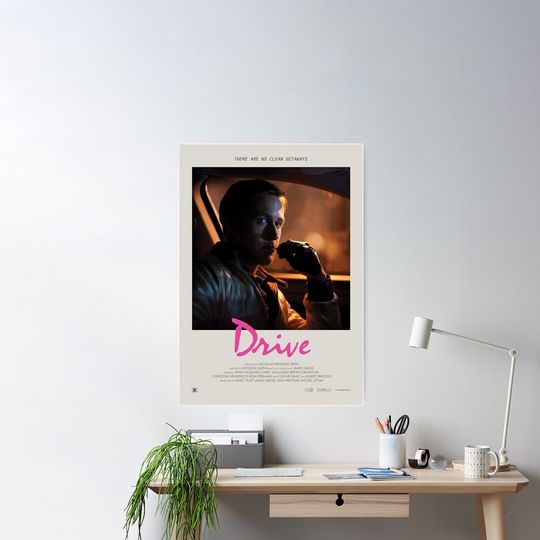 Drive Minimalist Poster, Movie Poster, Vintage Movie Poster