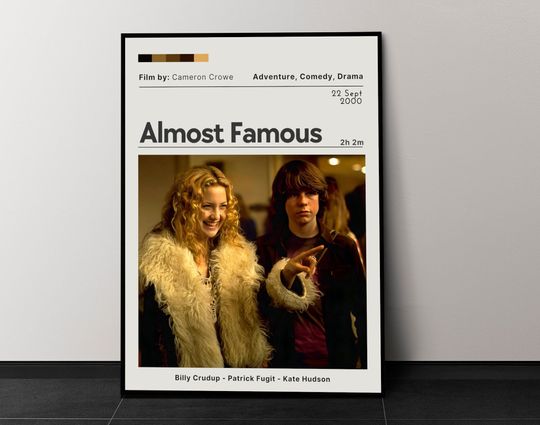 Almost Famous Movie Poster, Movie Wall Decor