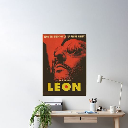Leon The Professional Poster, Movie Poster, Vintage Movie Poster