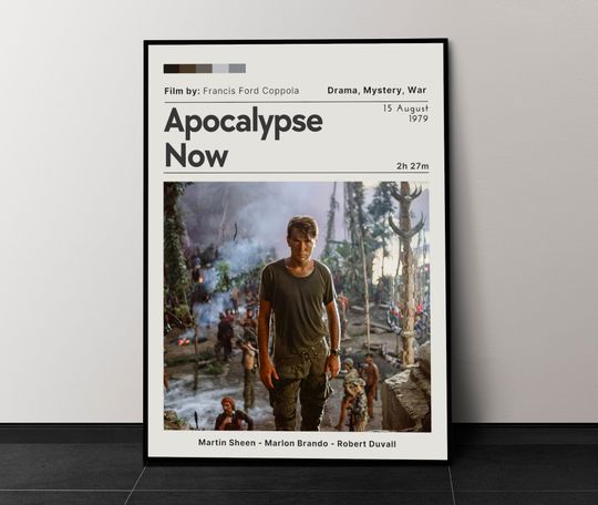 Apocalypse Now Movie Poster, Movie Wall Decor, Movie Poster