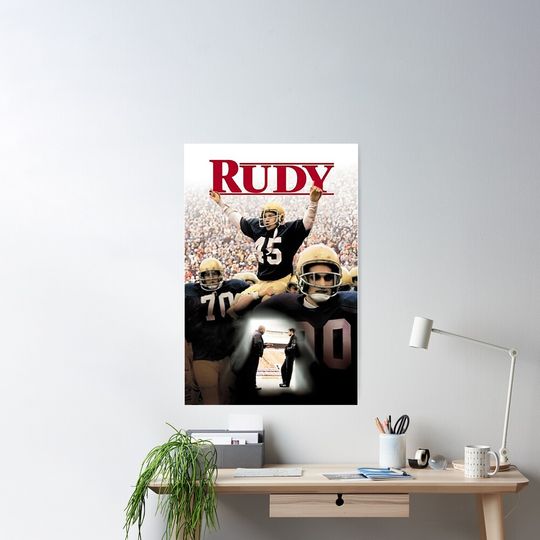 Rudy Poster, Movie Poster, Vintage Movie Poster