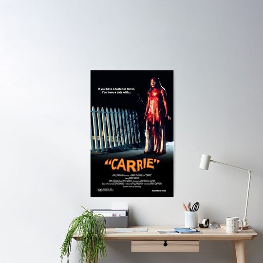Carrie Poster, Movie Poster, Vintage Movie Poster