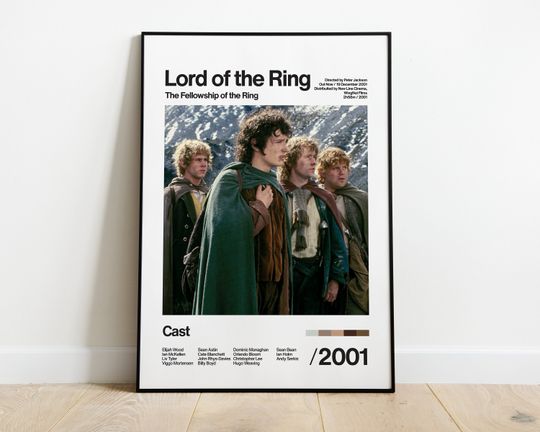 Lord of the Ring - The Fellowship of the Ring - 2001 - Poster