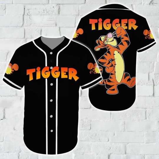 Tigger Winnie The Pooh Fans Baseball Jersey Shirt